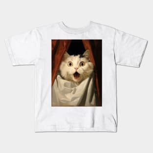 Shocked Cat V Kids T-Shirt